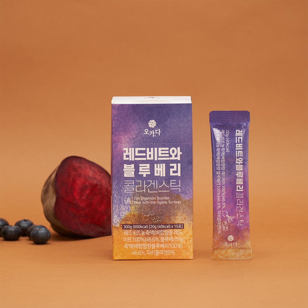 레드비트&블루베리 콜라겐스틱